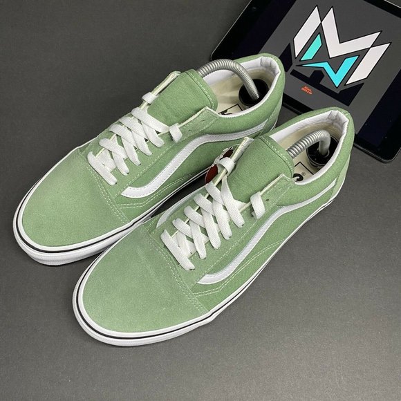 Vans Old Skool Shale Green White VN0A3WKT4G6 Men’s Sizes VTG Vintage Rare - Picture 9 of 12